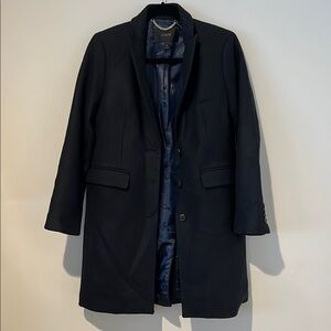 J.Crew Black Wool Coat